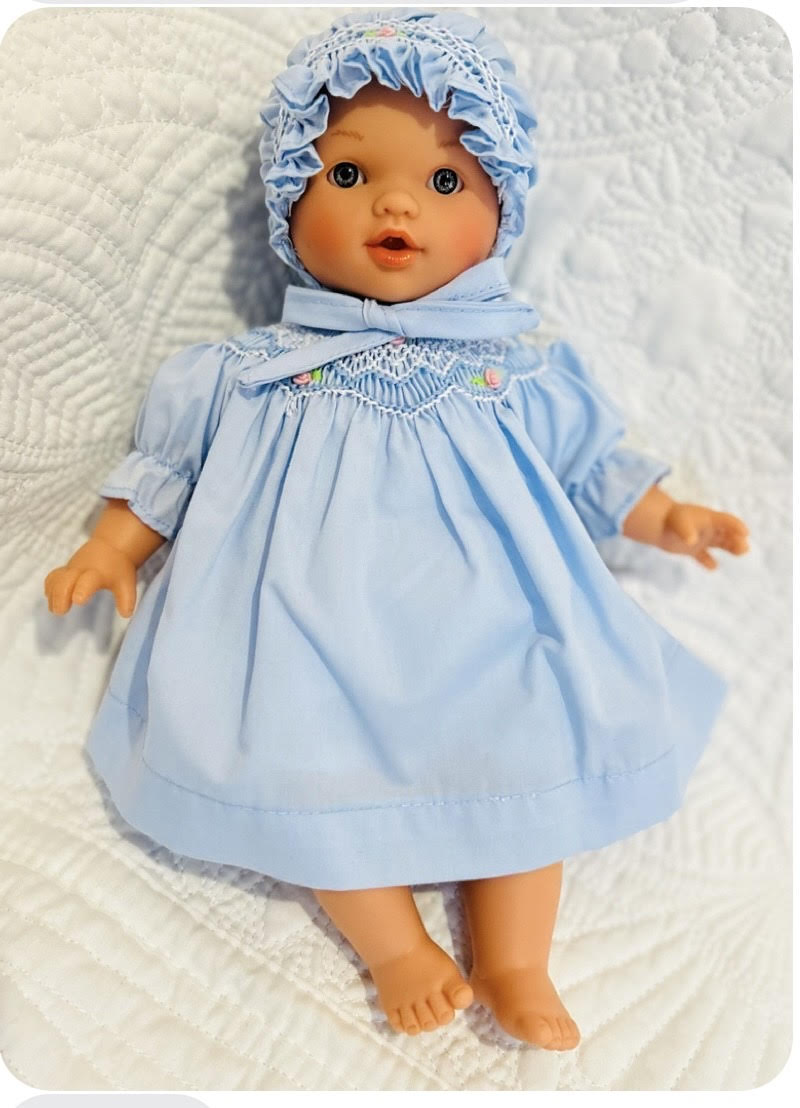 Rosalina Abby Blue Eyes with Bonnet 10 inch Doll  kidskorner.store