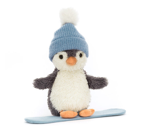 Jellycat Peanut Penguin Snowboarding