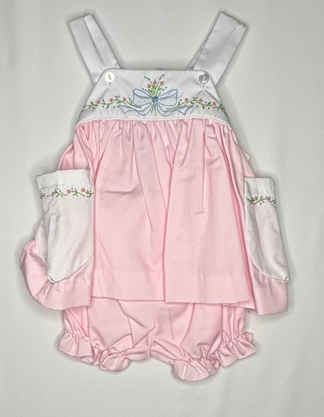 Proper Peony Floral Bow Bloomer Set