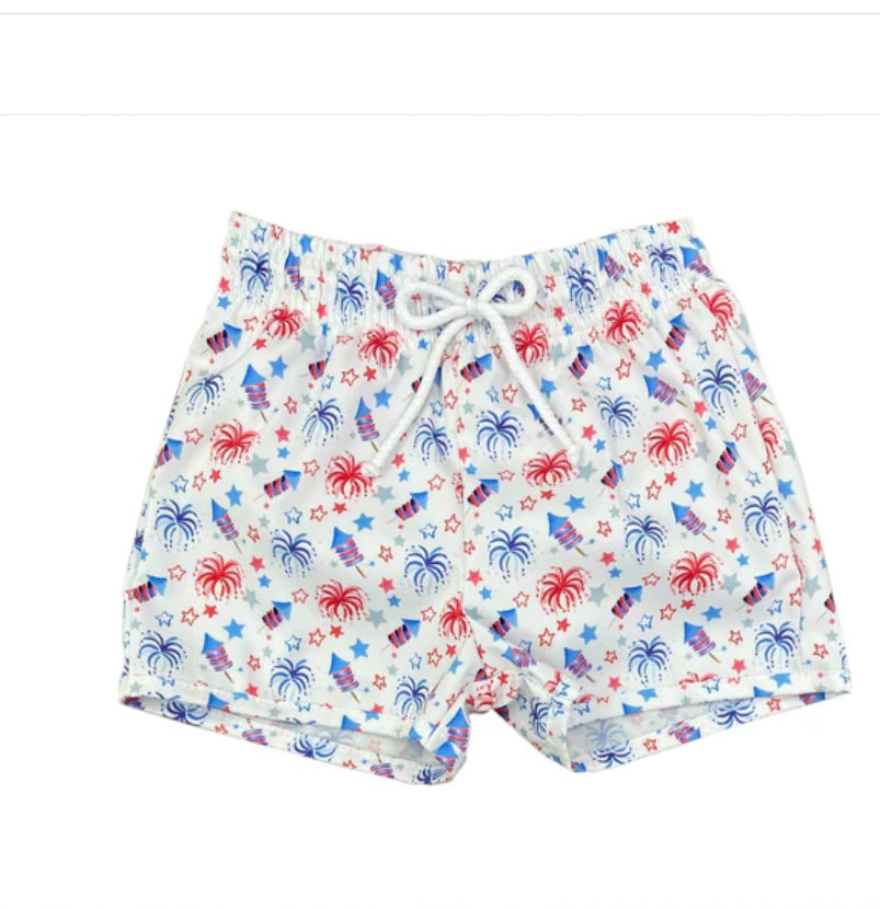 Proper Peony Boys Swim Trunks